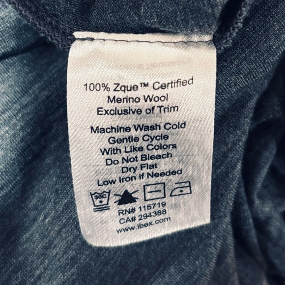 Women’s ibex Merino Wool Dress Size X-Small Gray with Pockets - Picture 4 of 4